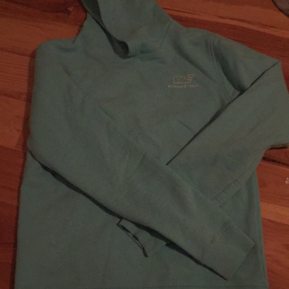 teal vineyard vines hoodie